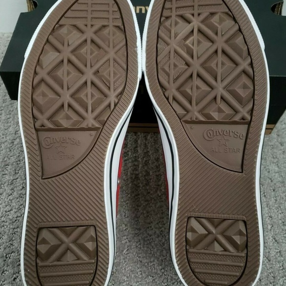 CONVERSE CTAS 3V OX Enamel/ Red Shoes Sz US 8.5 - Picture 6 of 7